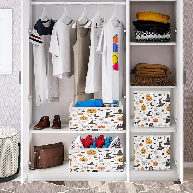 Pumpkin Hat Closet Organizers Storage Cubes Storage Bins Shelf Baskets - Image 7