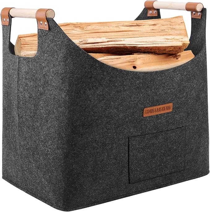 XL 4MM Felt Firewood Carrier | Log Carrier by HONGTAISHENG