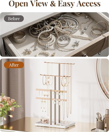 pickpiff Jewelry Stand Holder Organizer: 14.5" Sturdy Hanger - Image 3