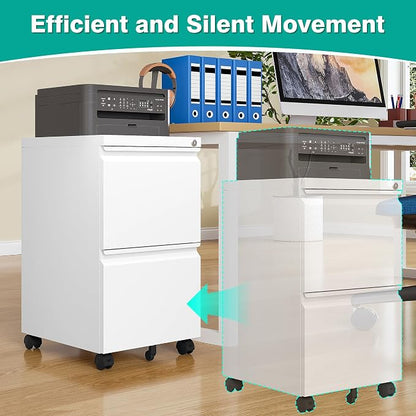 SISESOL 2 Drawer File Cabinet - Image 8