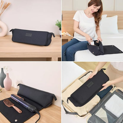 BAREFOOT CARIBOU Hair Tools Travel Bag and Heat Resistant Mat - Image 3