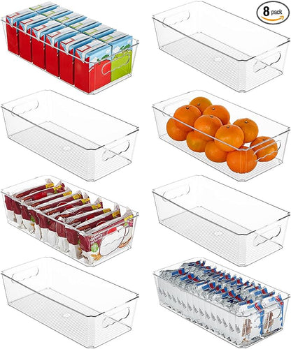 Vtopmart 8pcs Clear Storage Bins by Vtopmart