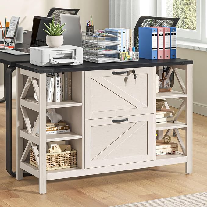 Halitaa 44" Farmhouse Lateral File Cabinet - Image 4