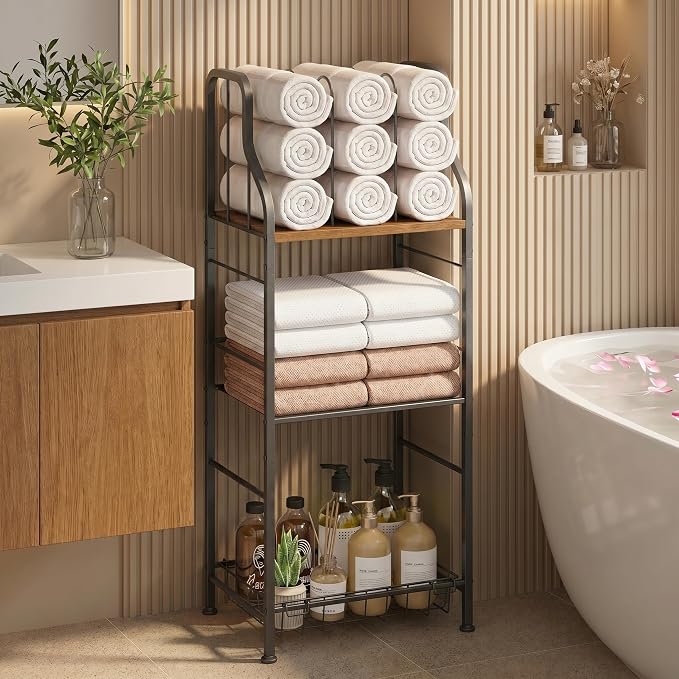 SWTYMIKI Free Standing Towel Rack by SwtyMiki-TidyHomeSweetLife