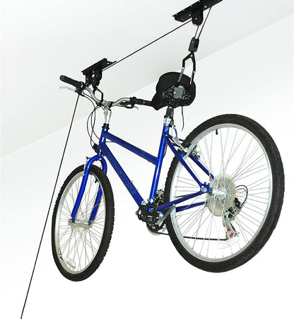 Bike Hanger - Overhead Hoist Pulley System - Secure Garage Ceiling Storage by - Image 8