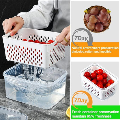 4 Pack Large Fruit Storage Containers - Image 6