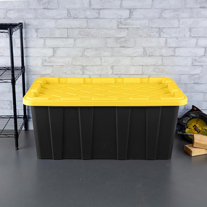 Sterilite 4-Pack Industrial Tote, Plastic Storage Container Bins - Image 5