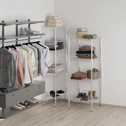 24" Deep x 24" Wide x 64" Height Wire Shelving Kit | 4-Tier | NSF Commercial - Image 7
