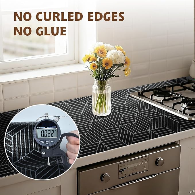 Shelf Liners for Kitchen Cabinets 23.6in x 20FT, Non Adhesive Cabinet Liner - Image 8