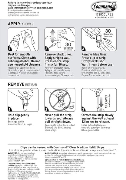 Command Large Cord Clips, Organize Damage-Free, 8-Clips Total - Image 7