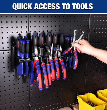 WORKPRO Plier Organizer Rack, 13.5" Foldable Tool Organizer, Wall Mount - Image 5