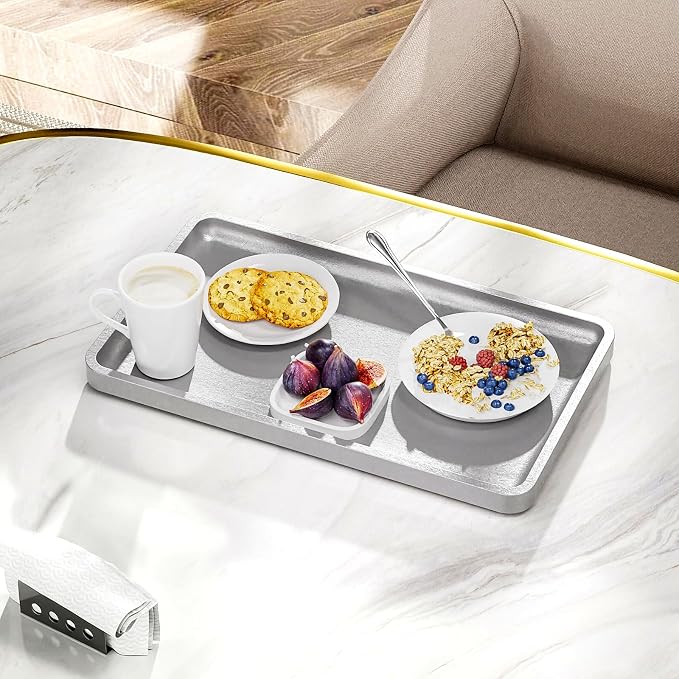 Weenson Bathroom Vanity Tray for Countertop Decor Perfume Makeup Toiletries - Image 6