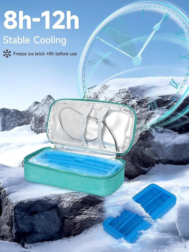 Insulin Cooler Travel Case, TSA Approved Refrigerated Medicine Travel Bag - Image 5