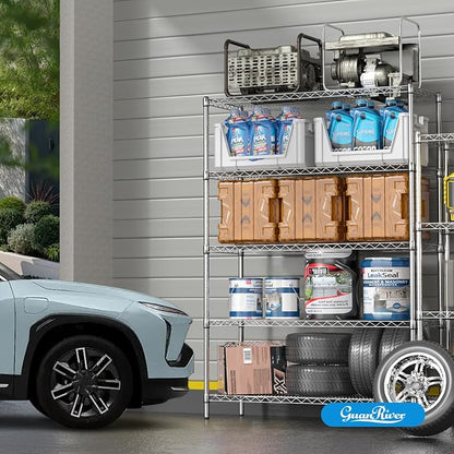 Guan River 5-Shelf Heavy Duty Wire Shelving, Metal Shelf, Sturdy and Durable - Image 2