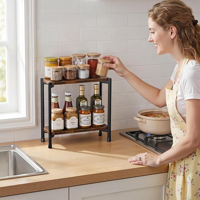 pickpiff 2 Tier Spice Rack Organizer - Image 8