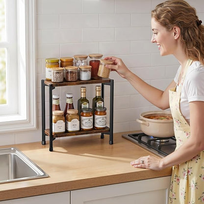 pickpiff 2 Tier Spice Rack Organizer - Image 8