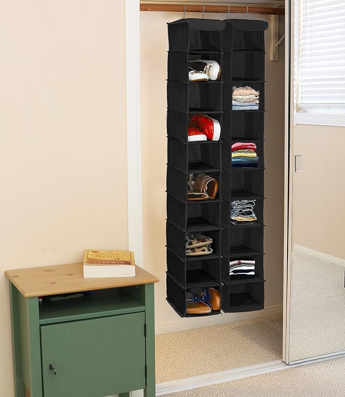 Simple Houseware 2 Pack 10 Shelves Hanging Organizer - Image 2