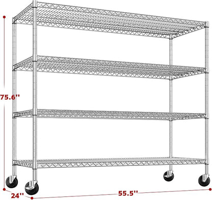 75.6" H Storage Shelves 2500LBS Garage Shelving Unit - Image 3