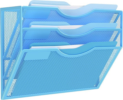 Kuntine.B Wall File Organizer Office Hanging Magazine Holder Wall File Organizer by KuntineB