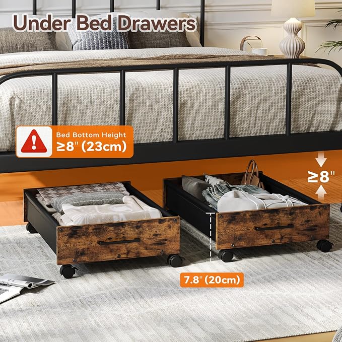 FOUCSSOMEI Under Bed Storage - Image 4