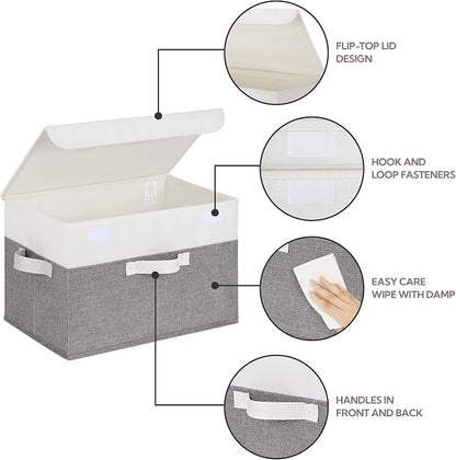 GRANNY SAYS Fabric Storage Boxes, Keepsake Box, Large Storage Bins - Image 6