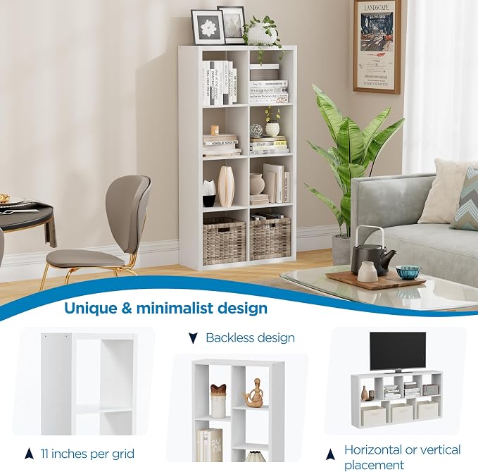 8 Cube Storage Organizer, Cube Shelf - Image 6