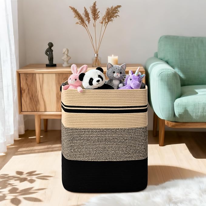 Laundry Hamper, 85L Tall Laundry Basket - Image 7