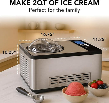 Whynter Ice Cream Maker Machine Automatic 2.1 Qt. - Image 6
