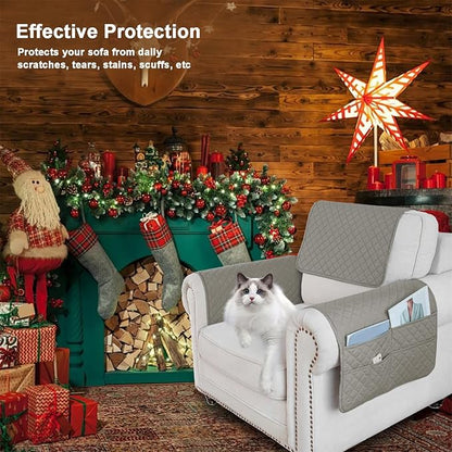 Waterproof Sofa Armrest Cover Headrest Cover - Image 2