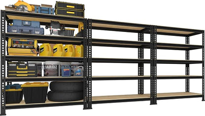 PrimeZone Heavy Duty Garage Storage Shelves, 31.5" W x 16" D x 63" H Adjustable by PrimeZone