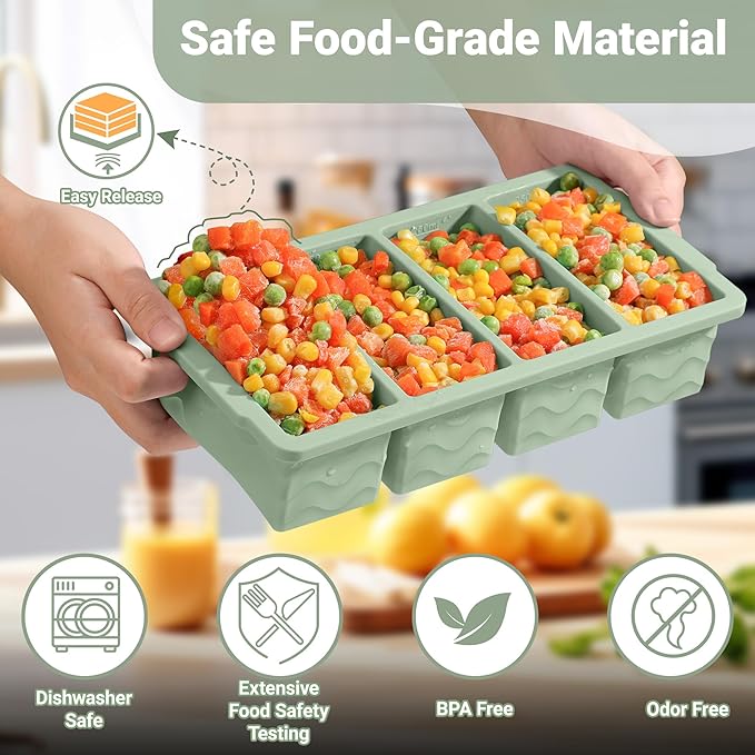 Silicone Freezer Trays with Lid - Image 4