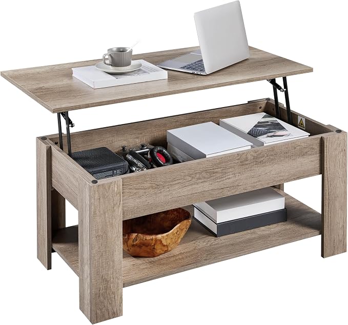 Yaheetech Lift Top Coffee Table by Unknown