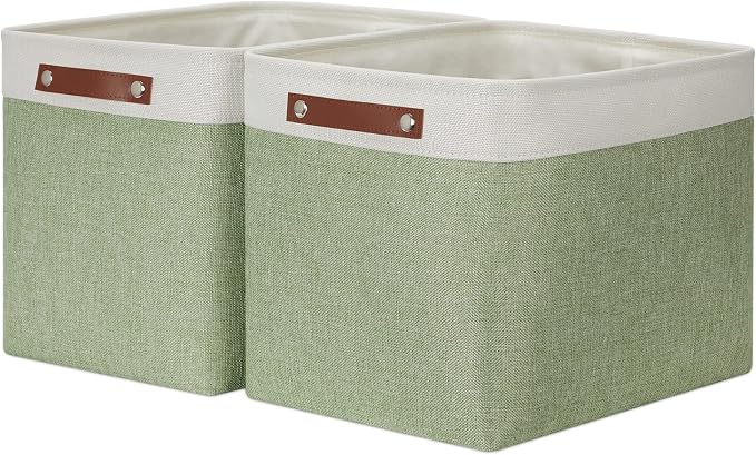 HNZIGE Large Fabric Storage Baskets by HNZIGE