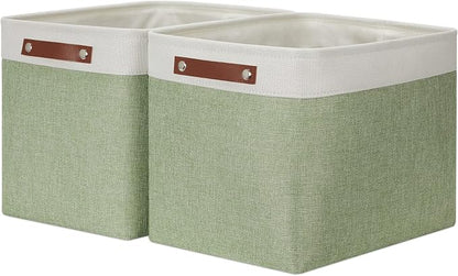HNZIGE Large Fabric Storage Baskets by HNZIGE
