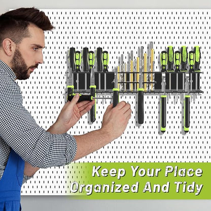 Screwdriver Holder Wall Mount, Heavy Duty Metal Utility Bit Organizer - Image 6