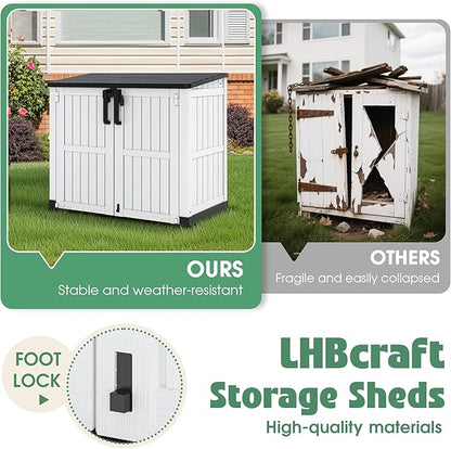 LHBcraft Outdoor Storage Cabinet 36 Cu Ft - Image 6