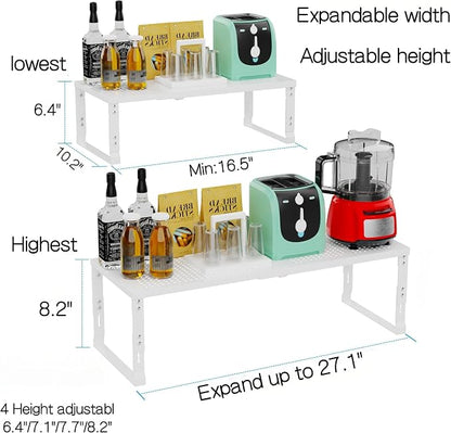 Heavy-Duty Adjustable Metal Shelf Organizer - Image 6
