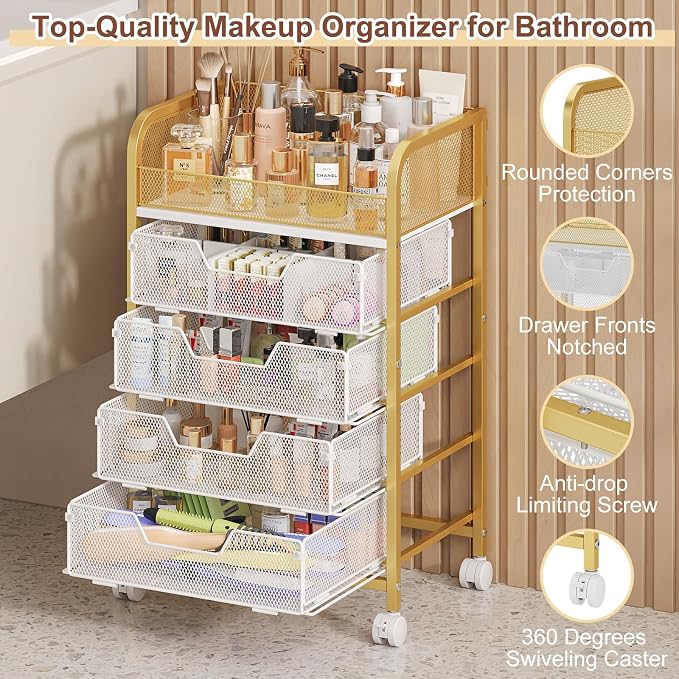 Hongtamoya Makeup Cart Organizer - Image 4