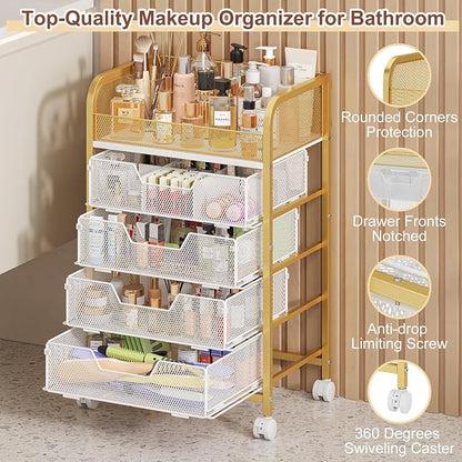 Hongtamoya Makeup Cart Organizer - Image 4