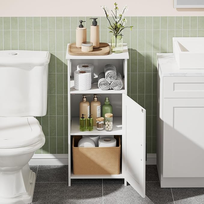 Homhedy Farmhouse Bathroom Storage Cabinet - Image 3