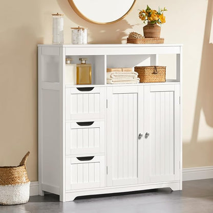 Yaheetech Bathroom Floor Cabinet, Wooden Storage Organizer - Image 2