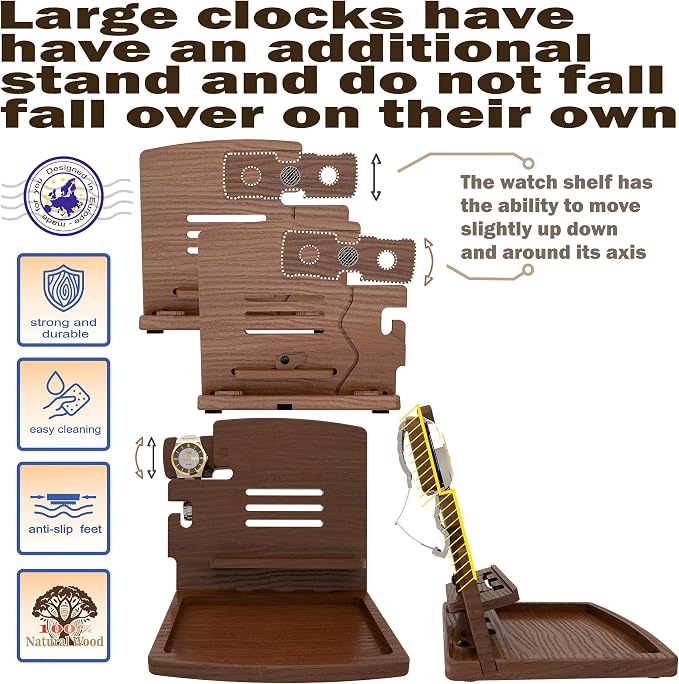 MED Wood Phone Docking Station – Nightstand Desk Organizer - Image 5