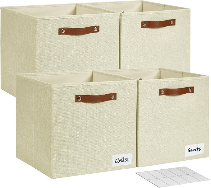 Collapsible Fabric Storage Cube Bins by Bagnizer