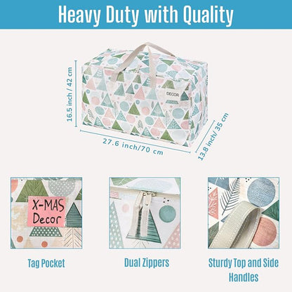 VENO 6 Pack Moving Bags and Large Christmas Decoration Storage Bins - Image 3