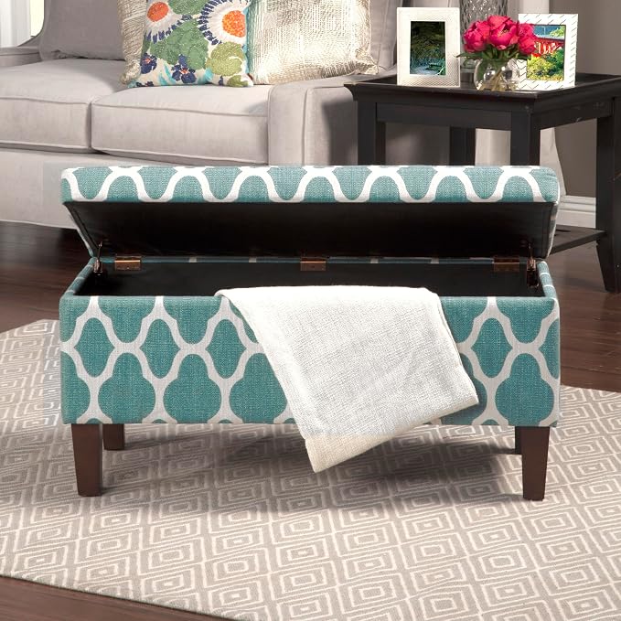 HomePop 36" Storage Ottoman Bench - Image 7