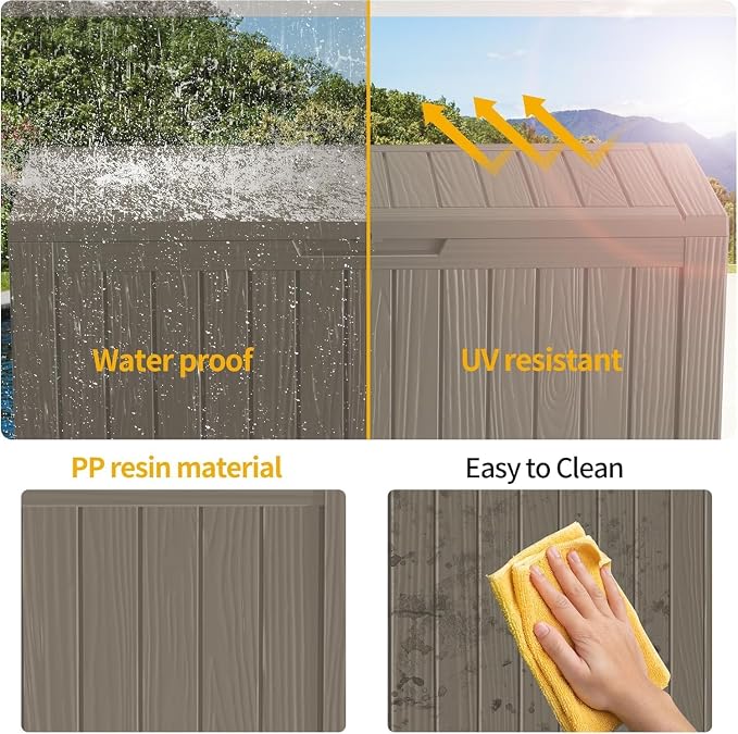 Heavy-Duty 150 Gallon Waterproof Deck Storage Boxes - Image 8