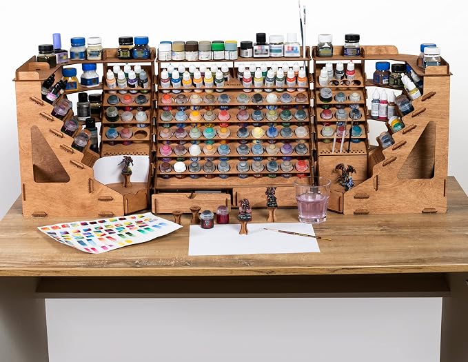 Plydolex Plywood Corner Model Paint Organizer - Image 6
