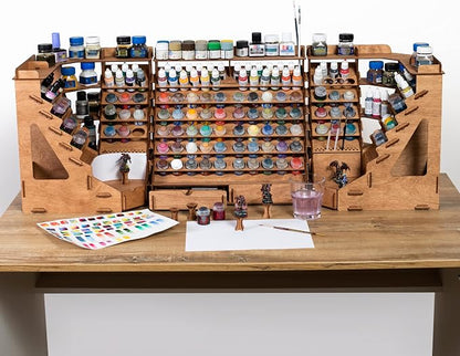Plydolex Plywood Corner Model Paint Organizer - Image 6