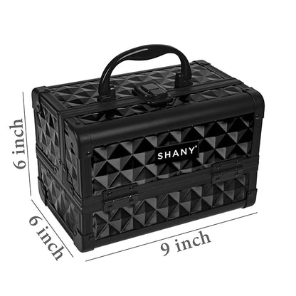 SHANY Chic Makeup Train Case Cosmetic Box Portable Makeup Case Cosmetics Beauty - Image 3