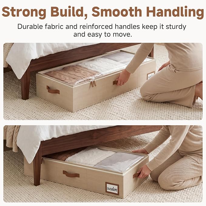 StorageWorks Large Under Bed Storage Containers - Image 4